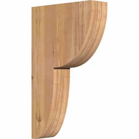 Ekena Millwork Crestline Smooth Corbel, Western Red Cedar, 3 1/2"W x 12"D x 20"H COR04X12X20CRE00SWR